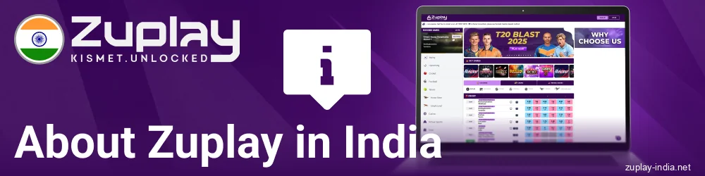 Description of bookmaker Zuplay IN