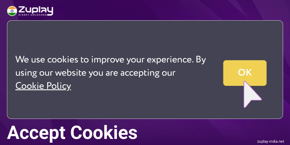 Confirm cookies in Zuplay IN
