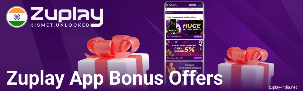Promotions in Zuplay IN app