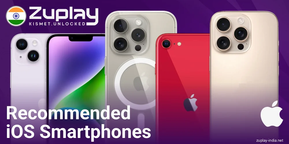 Supported iOS devices for Zuplay IN app