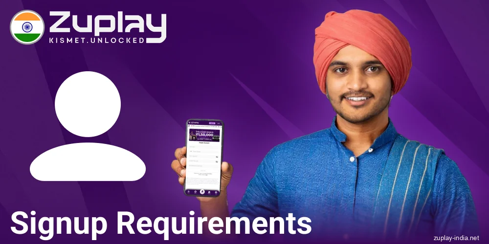Registration rules in Zuplay India app
