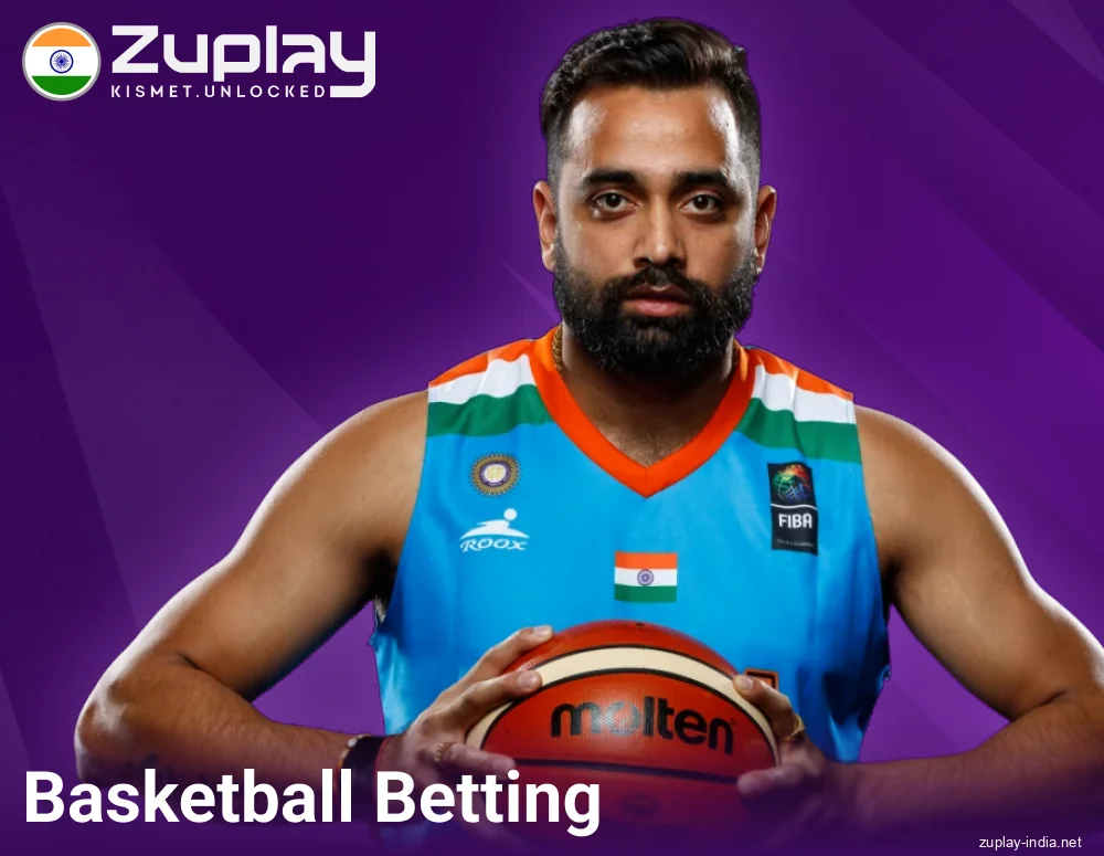 Bet on basketball in Zuplay India