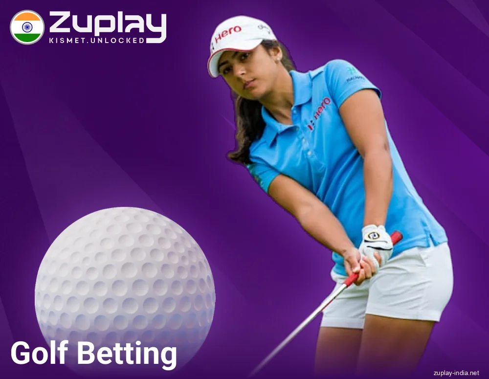 Bet on golf in Zuplay India