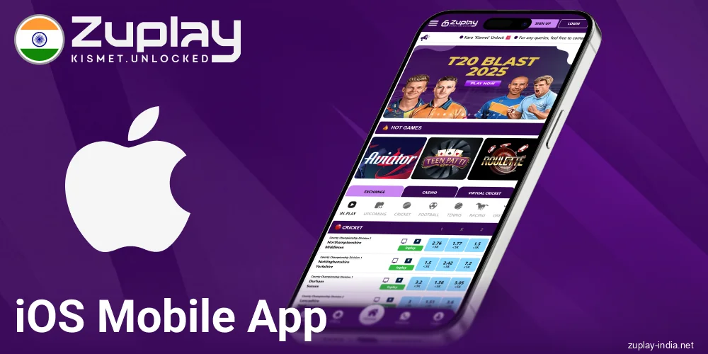 Download Zuplay India App for iPhone
