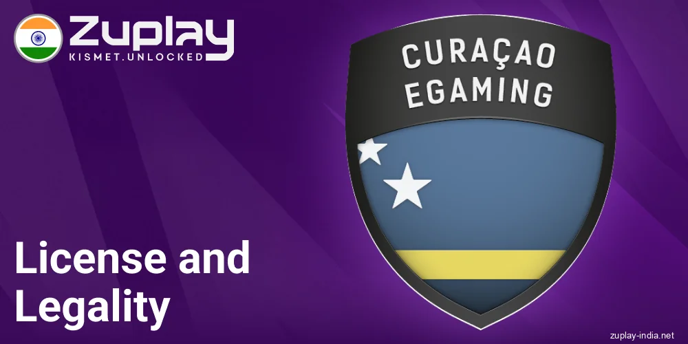 Official status of casino Zuplay India