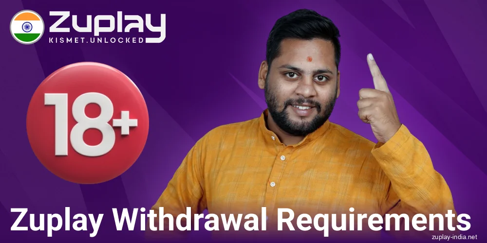 Zuplay India Withdrawal Rules