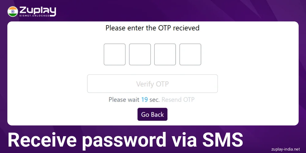 Learn the confirmation code from Zuplay India