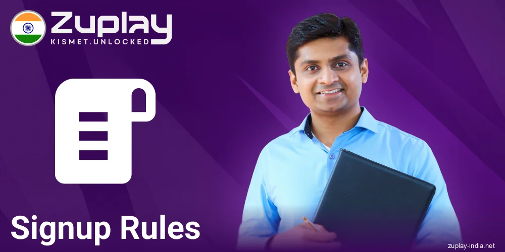 Requirements for registration in Zuplay for Indians