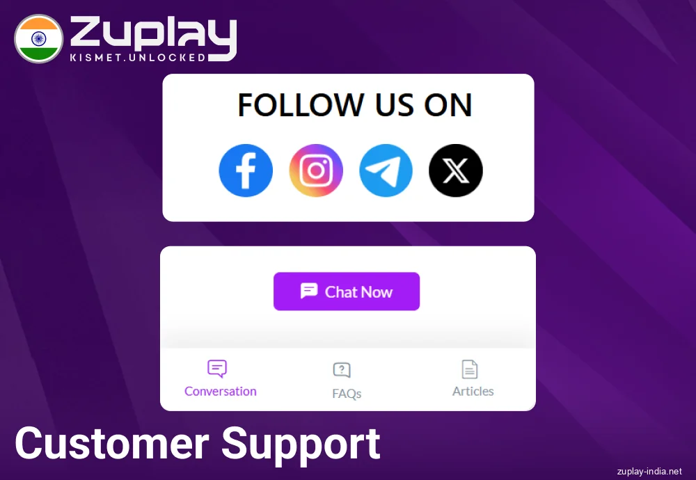 Zuplay Indian Players Support Service