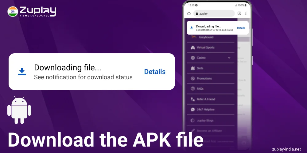 Download the Zuplay IN APK app